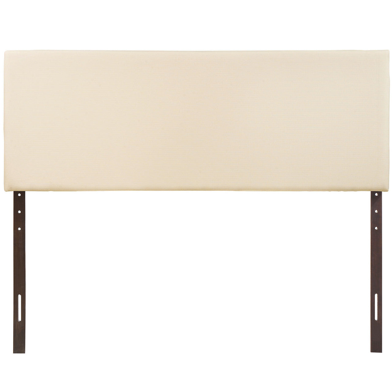 Region King Upholstered Headboard, Ivory Fabric