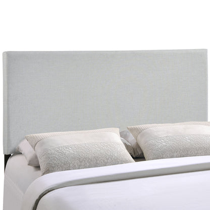 Region Full Upholstered Headboard, Grey Fabric