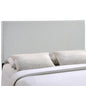 Region Full Upholstered Headboard, Grey Fabric