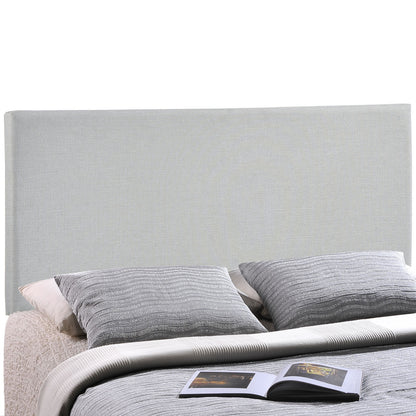 Region Full Upholstered Headboard, Grey Fabric