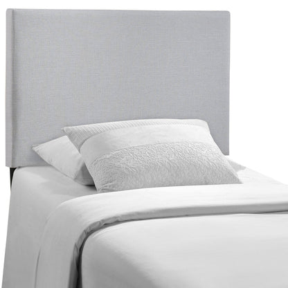 Region Twin Upholstered Headboard, Grey Fabric