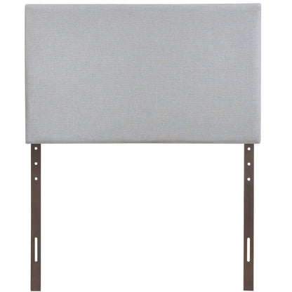 Region Twin Upholstered Headboard, Grey Fabric