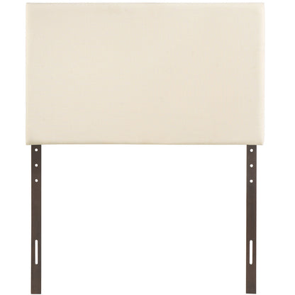Region Twin Upholstered Headboard, Ivory Fabric