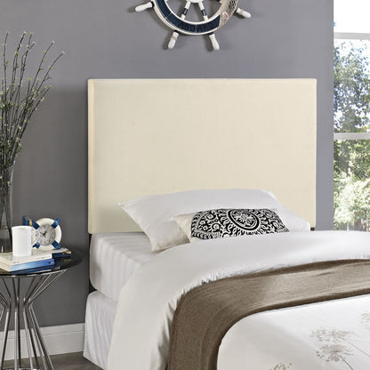 Region Twin Upholstered Headboard, Ivory Fabric