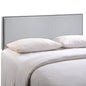 Region King Nailhead Upholstered Headboard, Grey Fabric