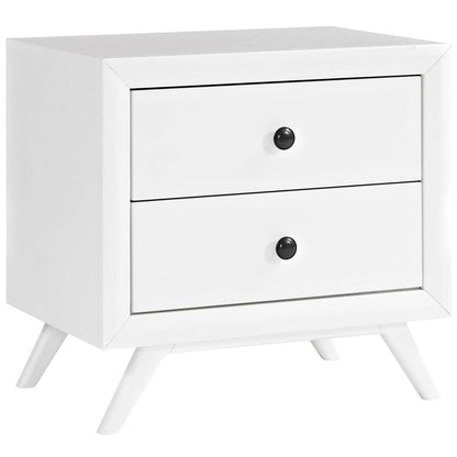Tracy Nightstand, White, Wood 11953