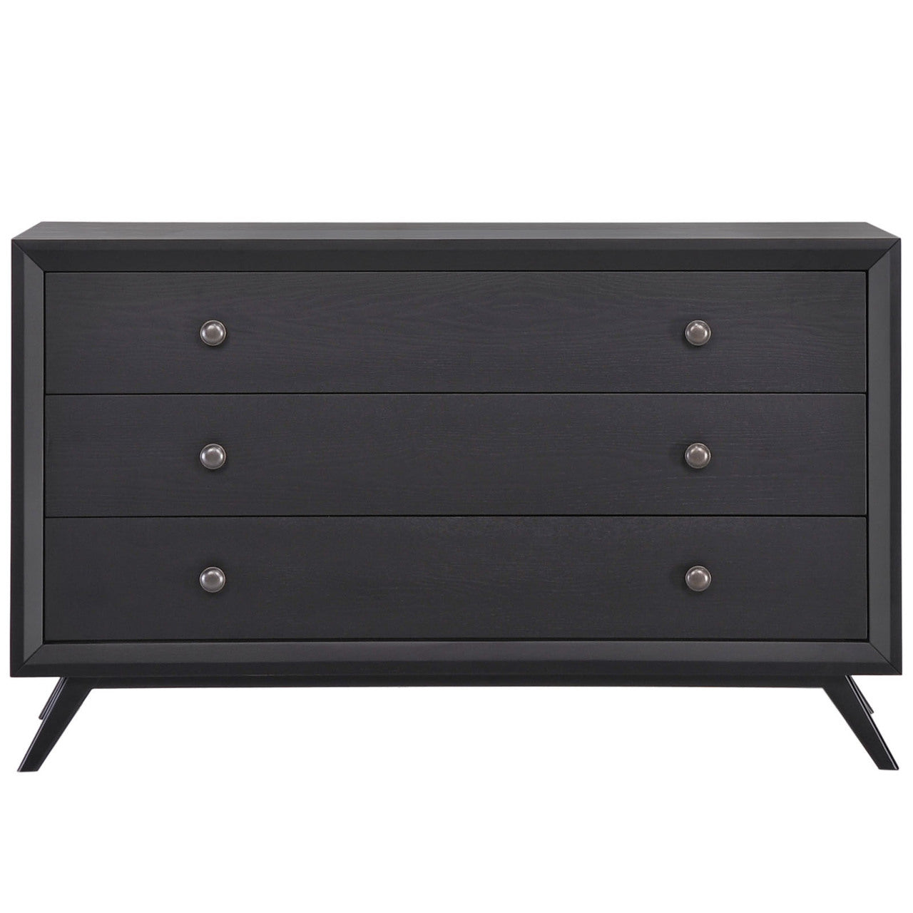 Tracy Wood Dresser, Black Wood