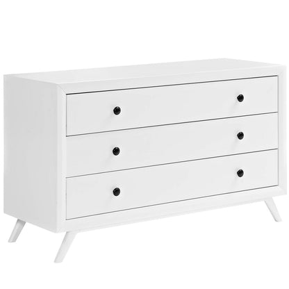 Tracy Wood Dresser, White, Wood 11954