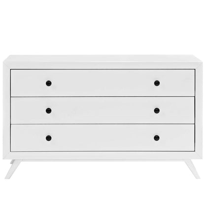 Tracy Wood Dresser, White, Wood 11954