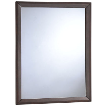 Tracy Mirror, Brown Wood