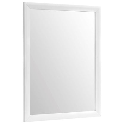 Tracy Mirror, White, Glass 13208