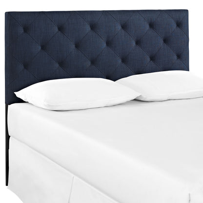 Theodore Full Size Fabric Headboard, Blue, Fabric
