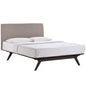 Tracy King Bed, Grey, Fabric 11961