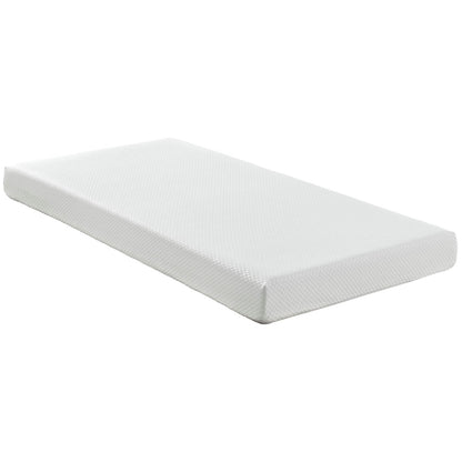 Aveline 6" Twin Mattress, White, Fabric 11968