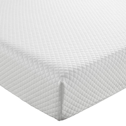 Aveline 6" Twin Mattress, White, Fabric 11968