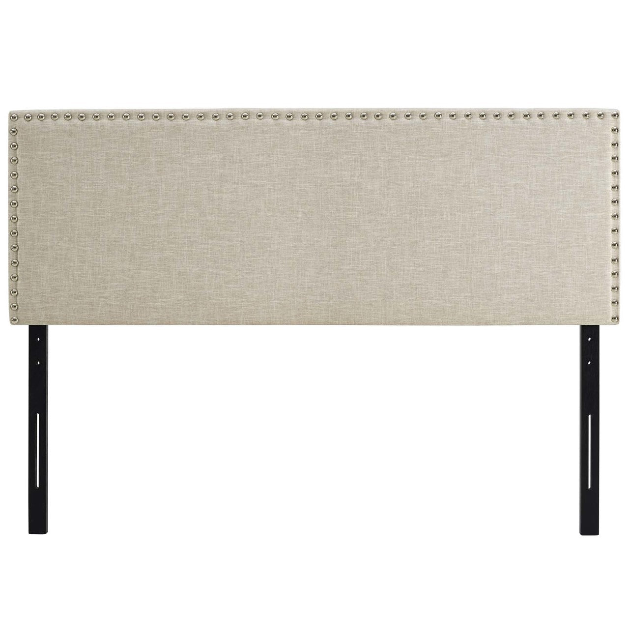 Phoebe Full Upholstered Fabric Headboard, Full Size, Fabric, Beige, 14349