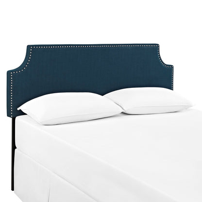 Laura Full Upholstered Fabric Headboard, Navy, Fabric 12130