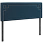 Josie King Upholstered Fabric Headboard, Navy, Fabric 12174