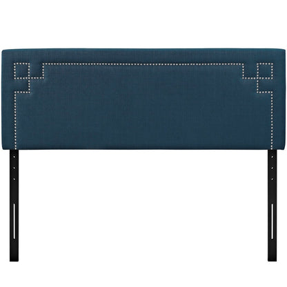 Josie King Upholstered Fabric Headboard, Navy, Fabric 12174