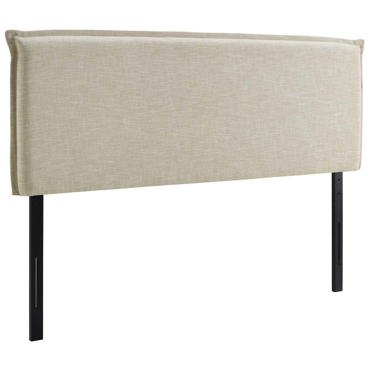 Camille Queen Upholstered Fabric Headboard, Queen Size, Fabric, Beige, 14362
