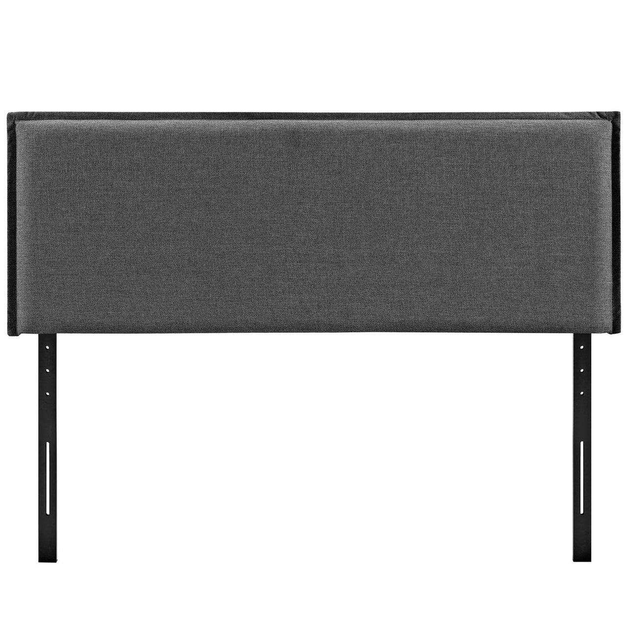 Camille Queen Upholstered Fabric Headboard, Grey, Fabric 12192