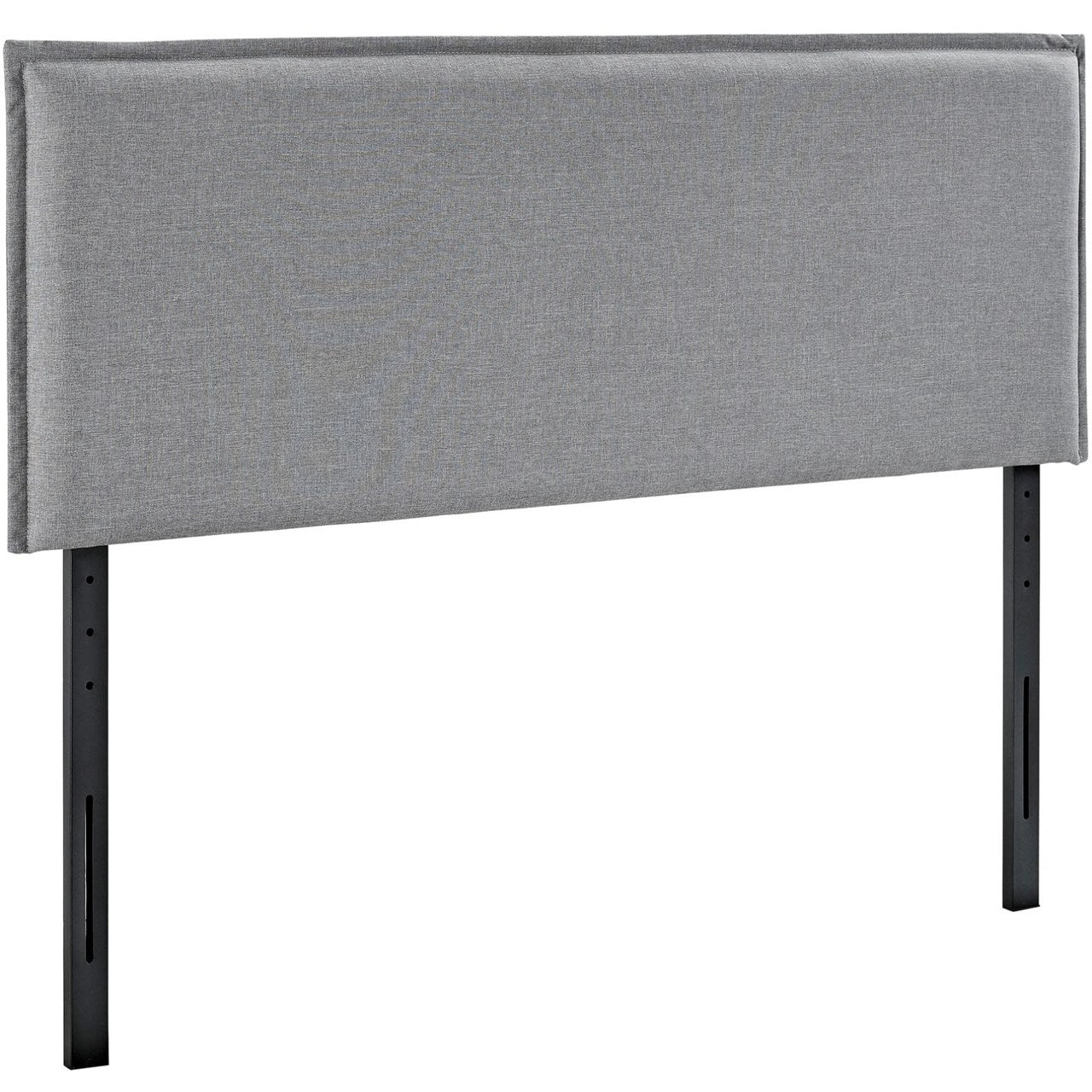 Camille Queen Upholstered Fabric Headboard, Grey, Fabric 12194