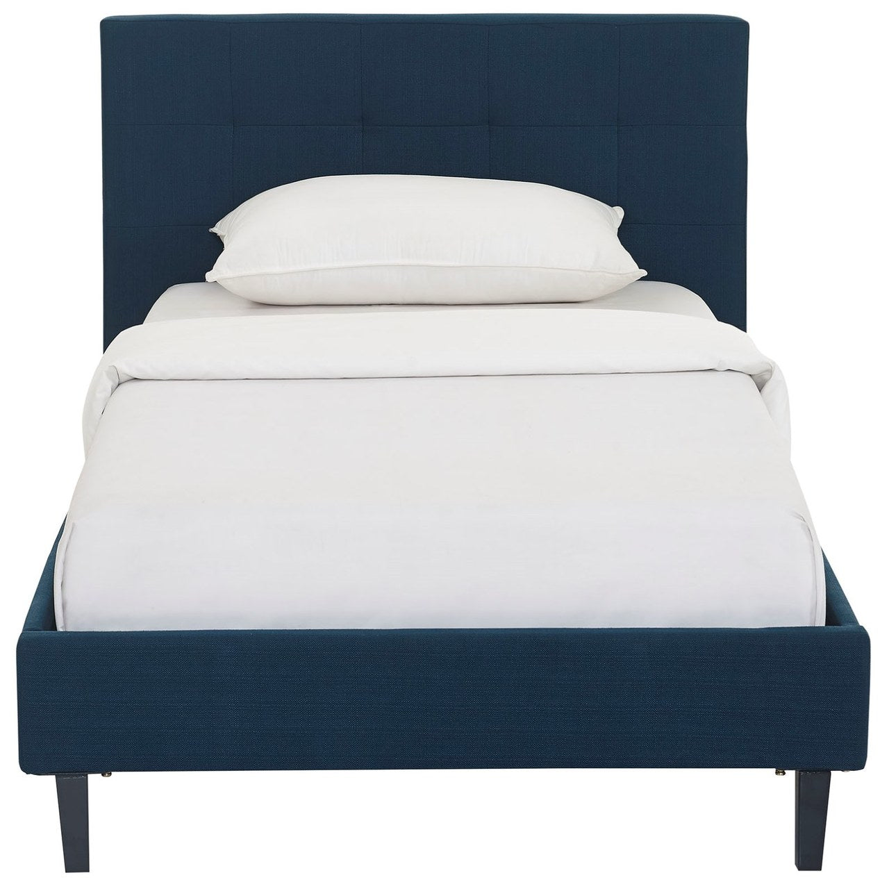 Linnea Twin Bed, Navy, Fabric 12225