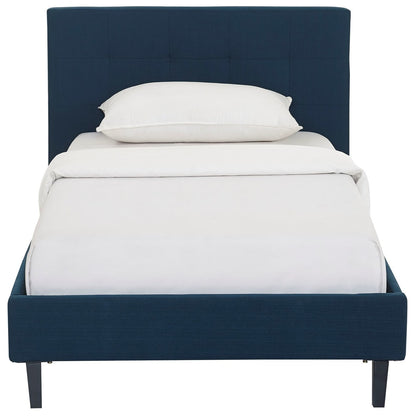 Linnea Twin Bed, Navy, Fabric 12225