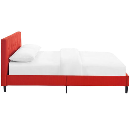 Linnea Full Bed, Red, Fabric 12231