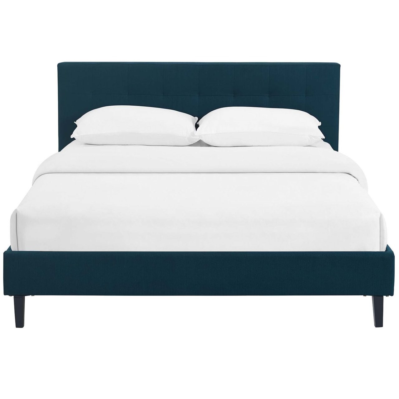 Linnea Full Bed, Navy, Fabric 12232