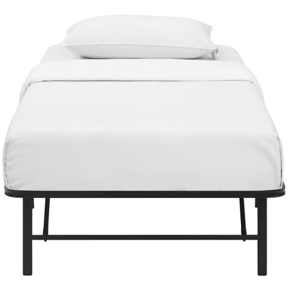 Horizon Twin Stainless Steel Bed Frame, Brown, Metal 12243