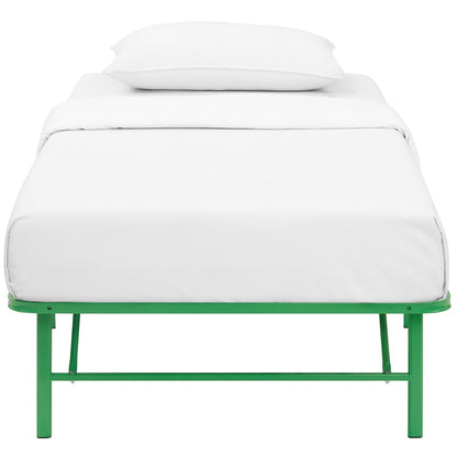 Horizon Twin Stainless Steel Bed Frame, Green, Metal 12244