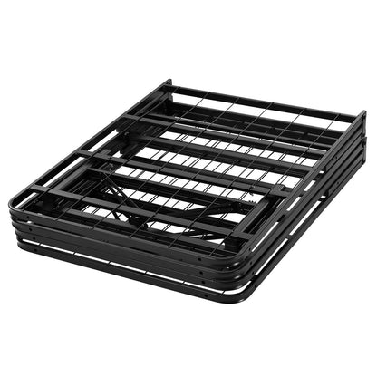 Horizon Queen Stainless Steel Bed Frame, Brown, Metal 12260