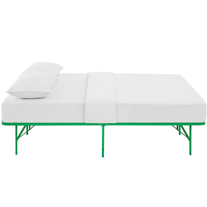 Horizon Queen Stainless Steel Bed Frame, Green, Metal 12261