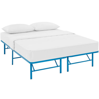 Horizon Queen Stainless Steel Bed Frame, Blue, Metal 12263