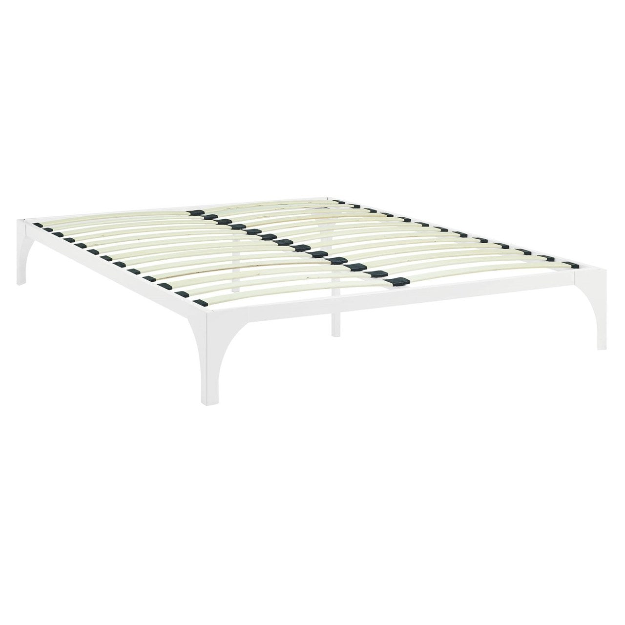 Ollie Full Bed Frame, White, Metal 12280