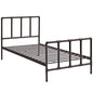 Dower Twin Bed, Brown, Metal 12289