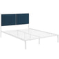 Della King Fabric Bed, Navy, Fabric 12354