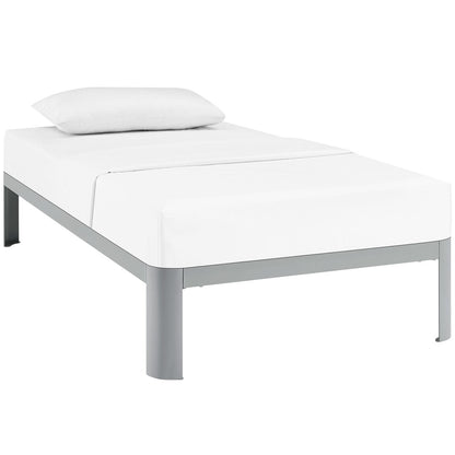 Corinne Twin Bed Frame, Grey, Metal 12362