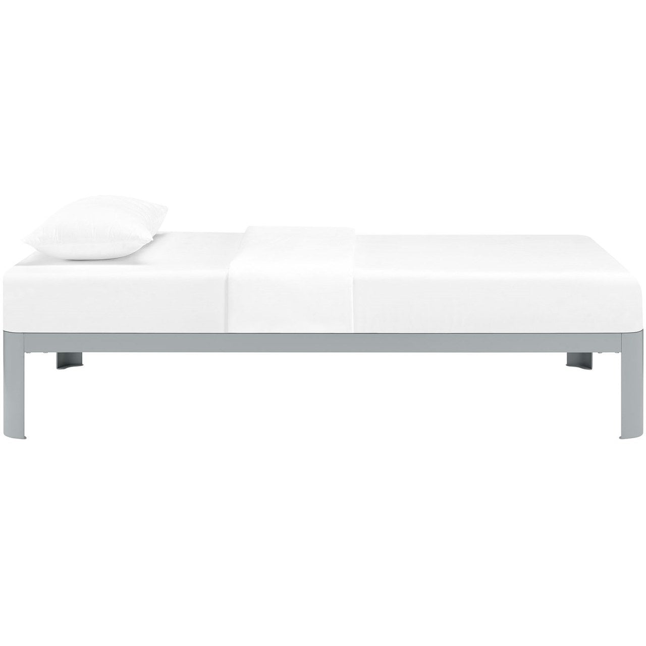 Corinne Twin Bed Frame, Grey, Metal 12362