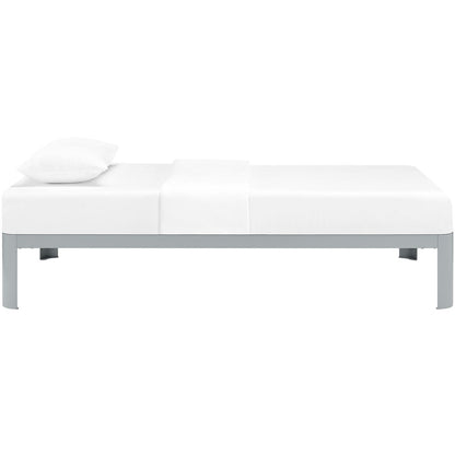 Corinne Twin Bed Frame, Grey, Metal 12362