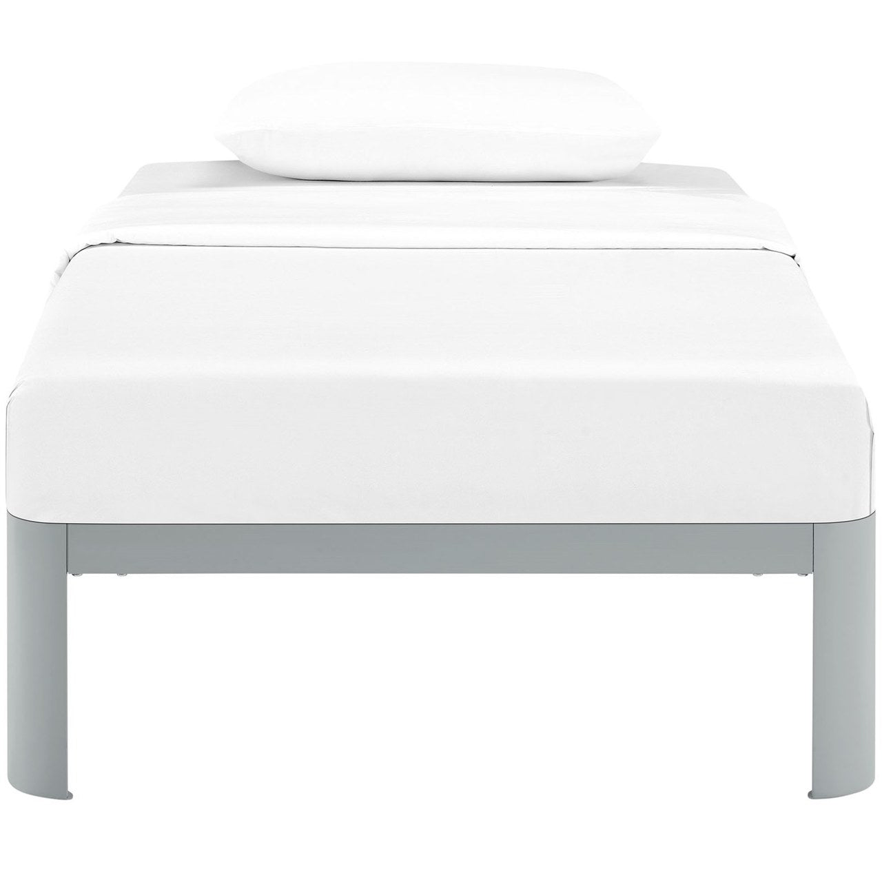 Corinne Twin Bed Frame, Grey, Metal 12362