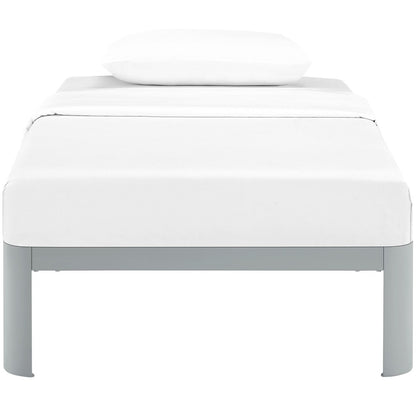 Corinne Twin Bed Frame, Grey, Metal 12362