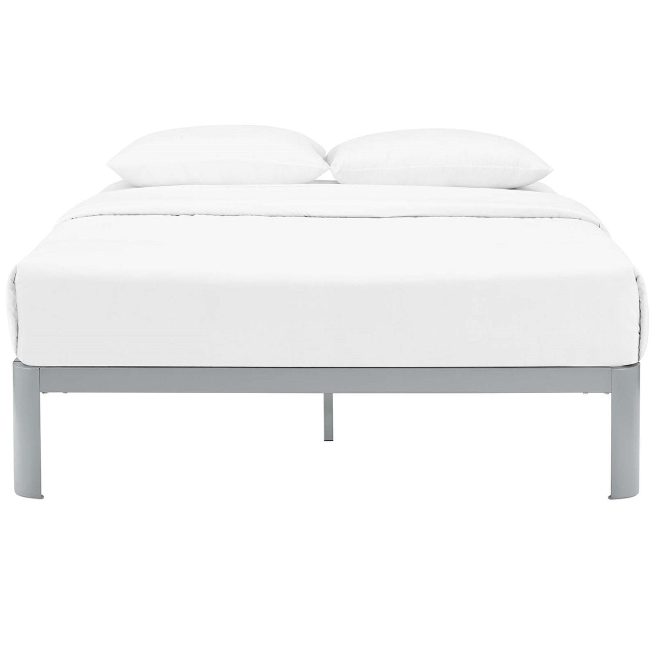 Corinne Full Bed Frame, Grey, Metal 12365