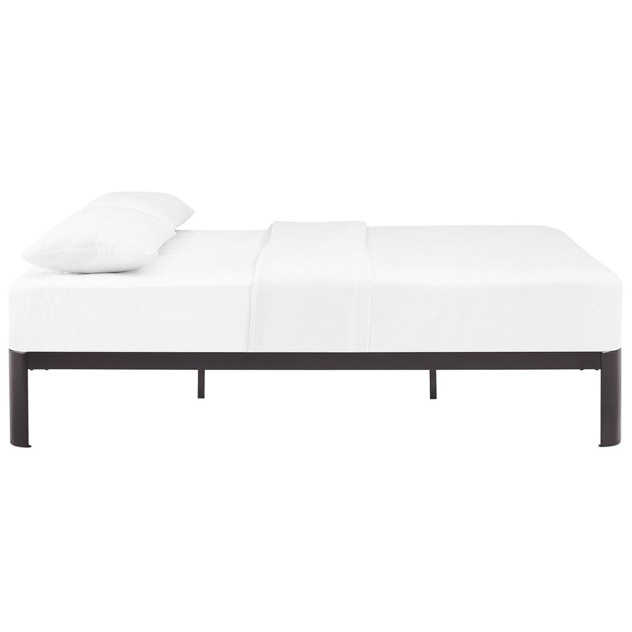 Corinne Queen Bed Frame, Brown, Metal 12367