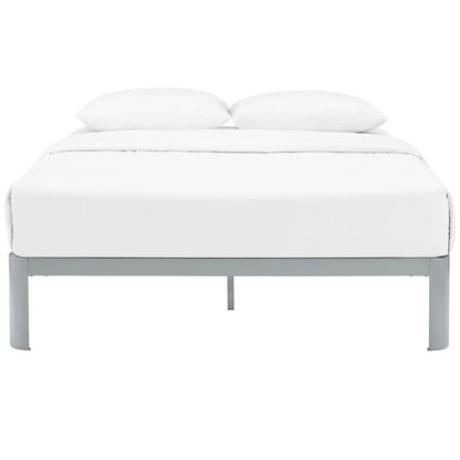 Corinne Queen Bed Frame, Grey, Metal 12368