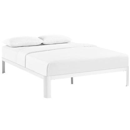 Corinne Queen Bed Frame, White, Metal 12369