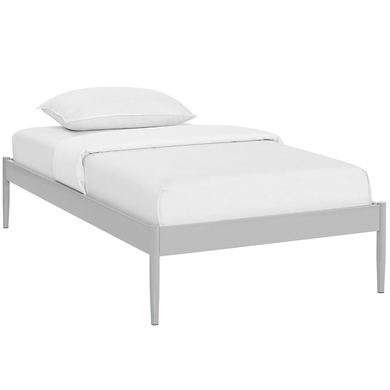 Elsie Twin Bed Frame, Grey, Metal 12374