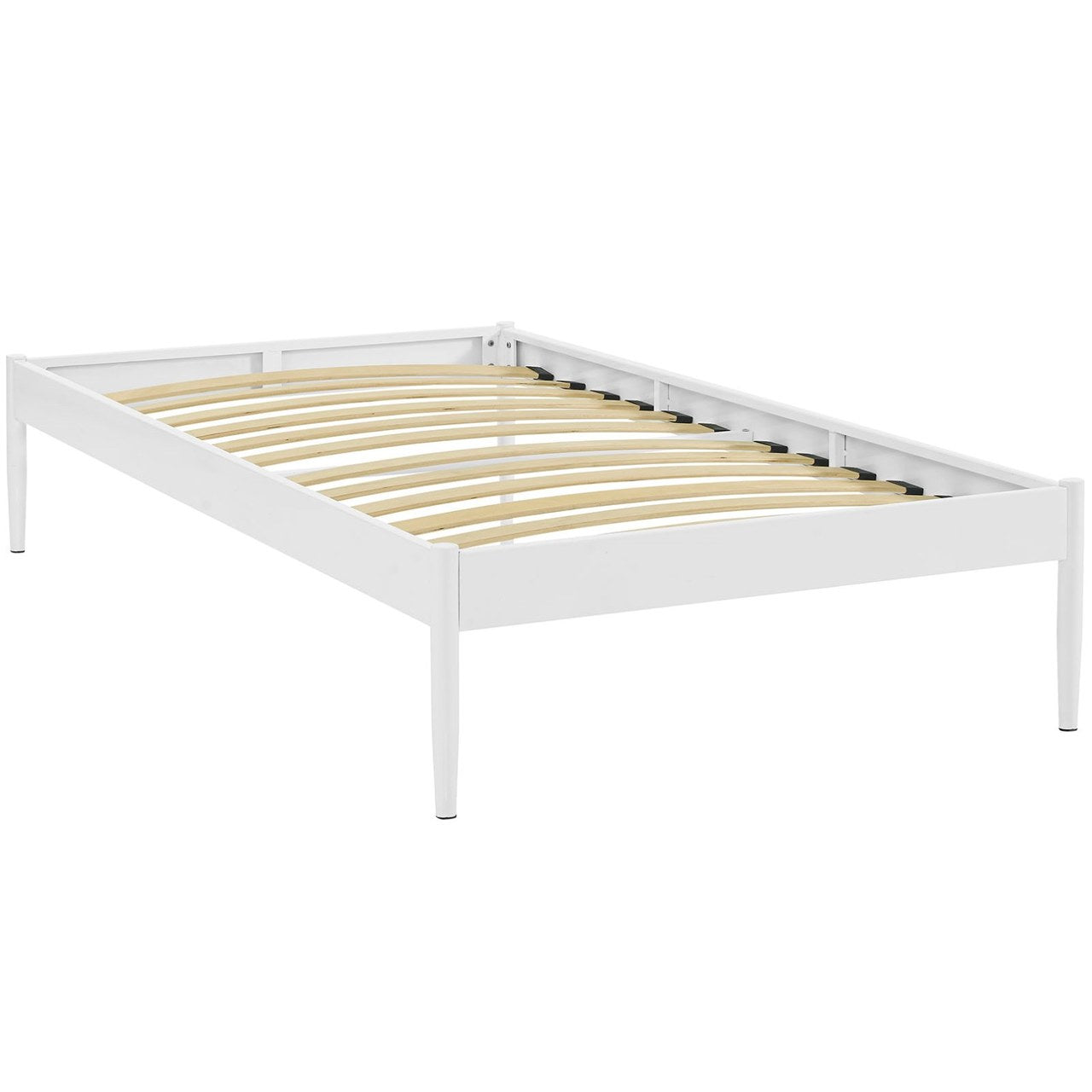 Elsie Twin Bed Frame, White, Metal 12375