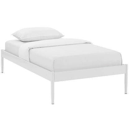 Elsie Twin Bed Frame, White, Metal 12375